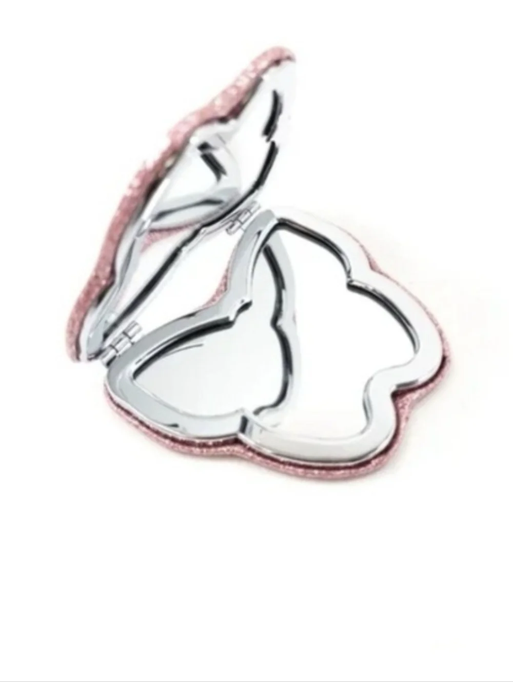 Coach Glitter Pink Butterfly Compact Mirror - Picture 2 of 5